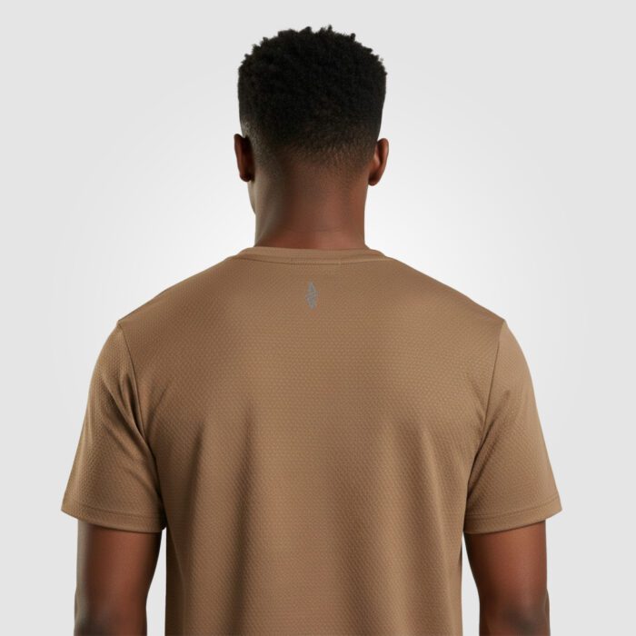 Aura Mesh Tee Unisex (Brown) - Image 3