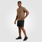 Aura Mesh Tee Unisex (Brown) - Image 4