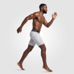 FusionX Long Compression Shorts (Gray) - Image 4