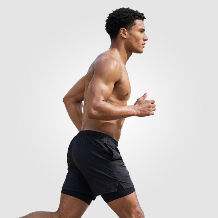 DualPro Shorts (Black 2 in 1) - Image 3
