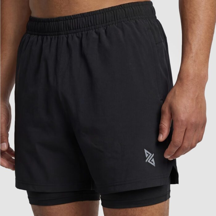 DualPro Shorts (Black 2 in 1) - Image 1