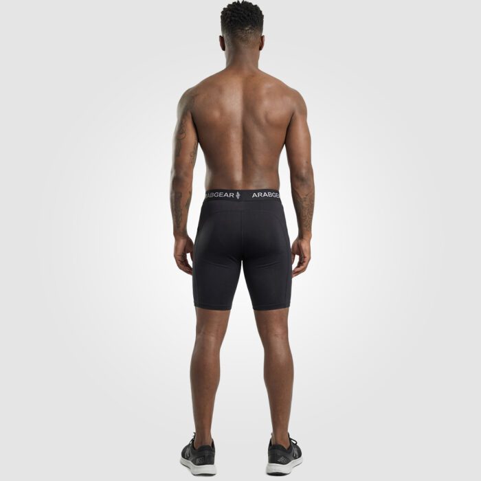 FusionX Long Compression Shorts (Black) - Image 4
