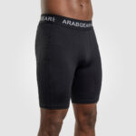 FusionX Long Compression Shorts (Black)