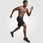 FusionX Long Compression Shorts (Black) - Image 3
