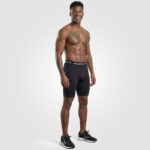 FusionX Long Compression Shorts (Black) - Image 2