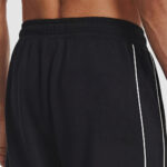 Black Foundation Track Pants with White Lines - Image 3