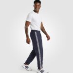 White Stripes Training Joggers (Navy Blue) - Image 3