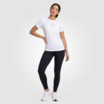 Core Compression Shirt (White Half Sleeves)