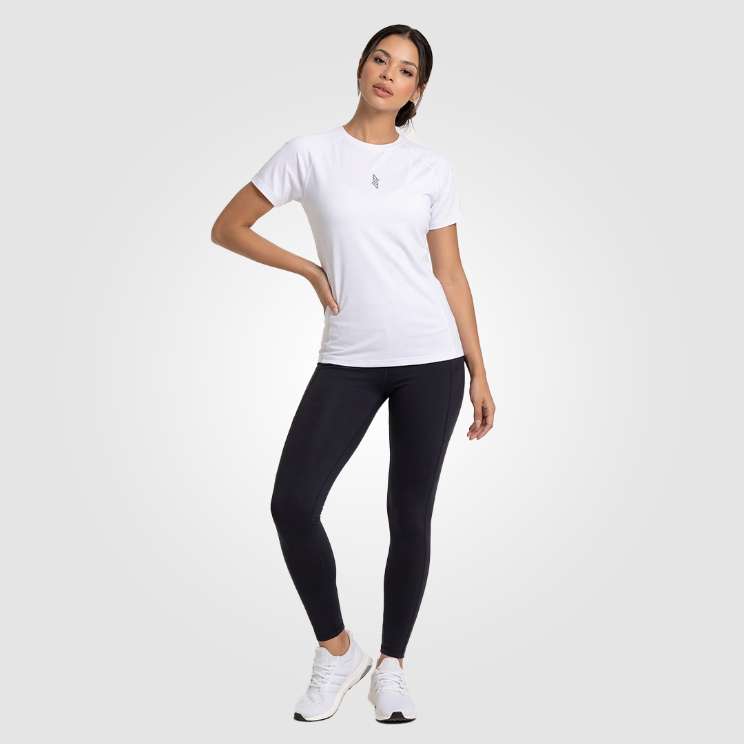 14 2 Core Compression Shirt (White Half Sleeves) - Image 1