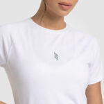 Core Compression Shirt (White Half Sleeves) - Image 2