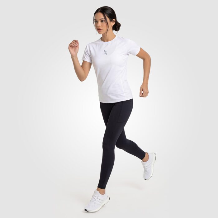 Core Compression Shirt (White Half Sleeves) - Image 3