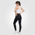 PacePro Zipper Leggings (Black) - Image 2