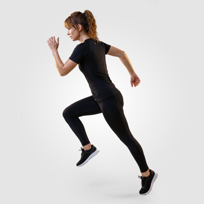 Core Compression Shirt (Black Half Sleeves) - Image 3