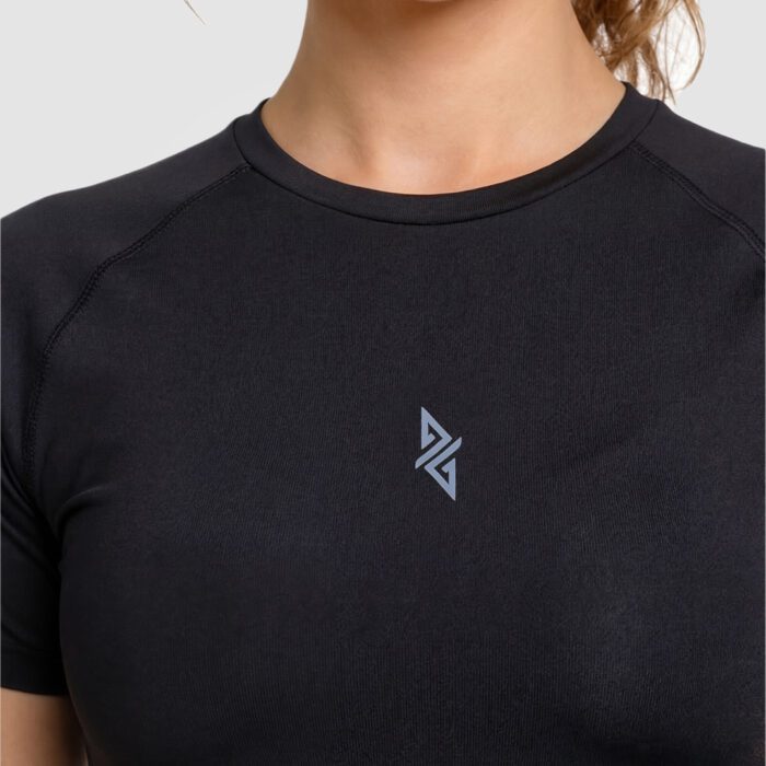 Core Compression Shirt (Black Half Sleeves) - Image 2