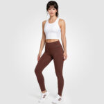 FlowMax High Waist Leggings (Brown)
