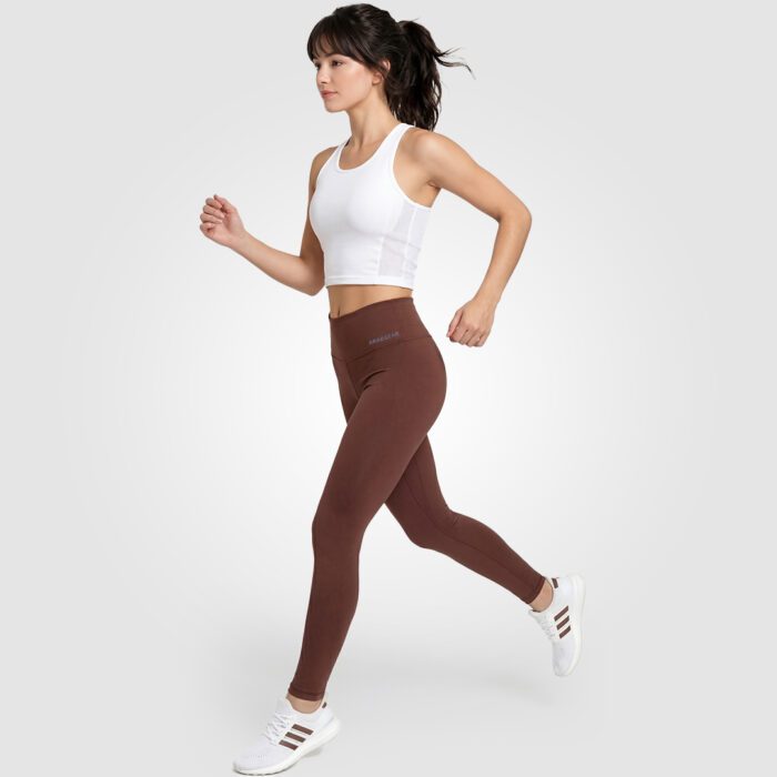 FlowMax High Waist Leggings (Brown) - Image 3