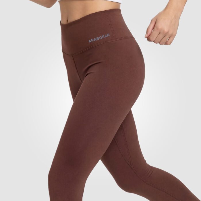 FlowMax High Waist Leggings (Brown) - Image 2