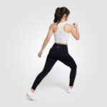 FlowMax High Waist Leggings (Black) - Image 4