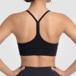 PacePro Y Back Padded Bra (Black) - Image 3