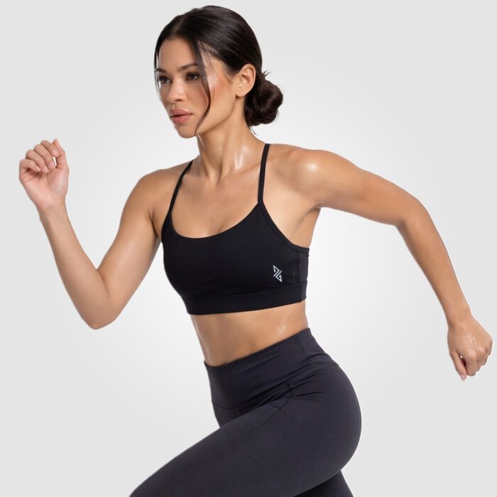 PacePro Y Back Padded Bra (Black) - Image 4