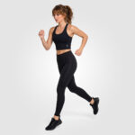 X-Back Padded Bra (Black) - Image 3