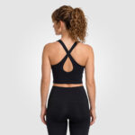 X-Back Padded Bra (Black) - Image 2