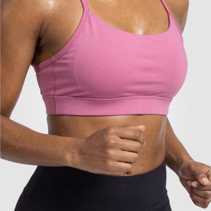 25 2 PacePro Y Back Padded Bra (Pink) - Image 1