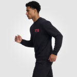 Street Davison Sweat Shirt (Black) - Image 7