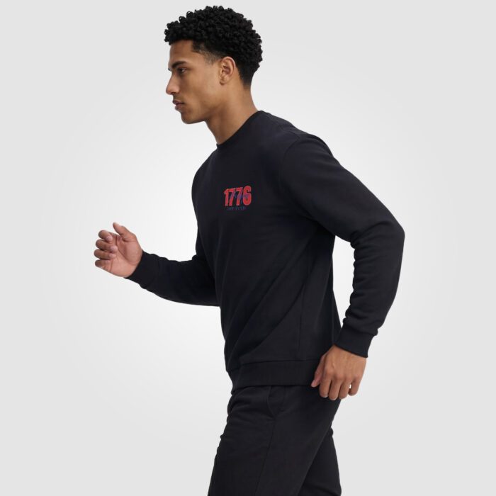 Street Davison Sweat Shirt (Black) - Image 7