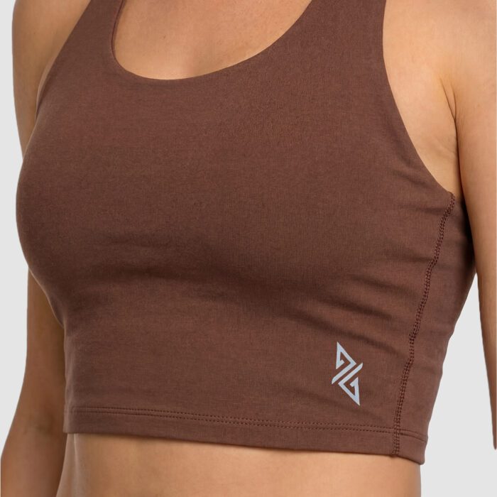 X-Back Padded Bra (Brown) - Image 2