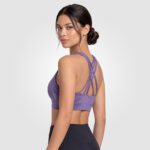 Hexa Stripe Padded Bra (Purple) - Image 3