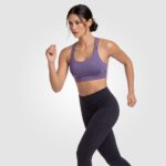 Hexa Stripe Padded Bra (Purple) - Image 4