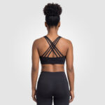 Hexa Stripe Padded Bra (Black) - Image 3