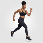 Hexa Stripe Padded Bra (Black) - Image 4