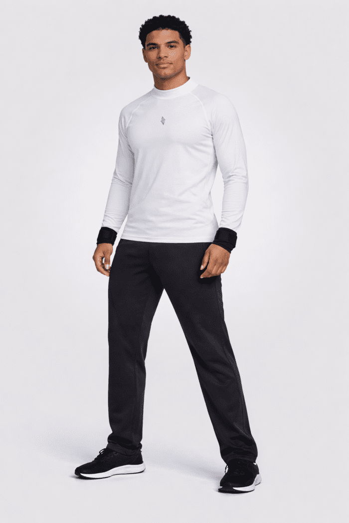 Mock Compression Long Sleeves (White) - Image 2
