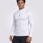 Mock Compression Long Sleeves (White)