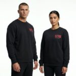 Street Davison Sweat Shirt (Black) - Image 4