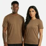Aura Mesh Tee Unisex (Brown) - Image 5