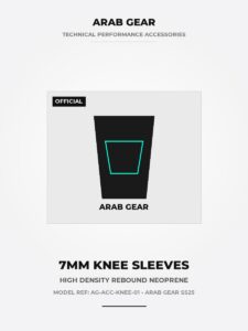 Arab Gear 7mm Heavy-Duty Knee Sleeves (Pair)