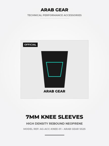 Arab Gear 7mm Heavy-Duty Knee Sleeves (Pair)