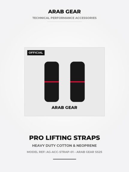 Arab Gear Pro Lifting Straps (Black Edition)